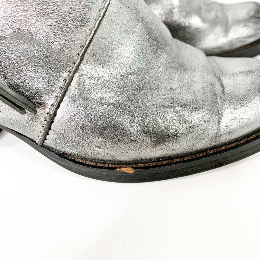 ACNE Studios Pewter Pistol Short Ankle Boot - Picture 5 of 8